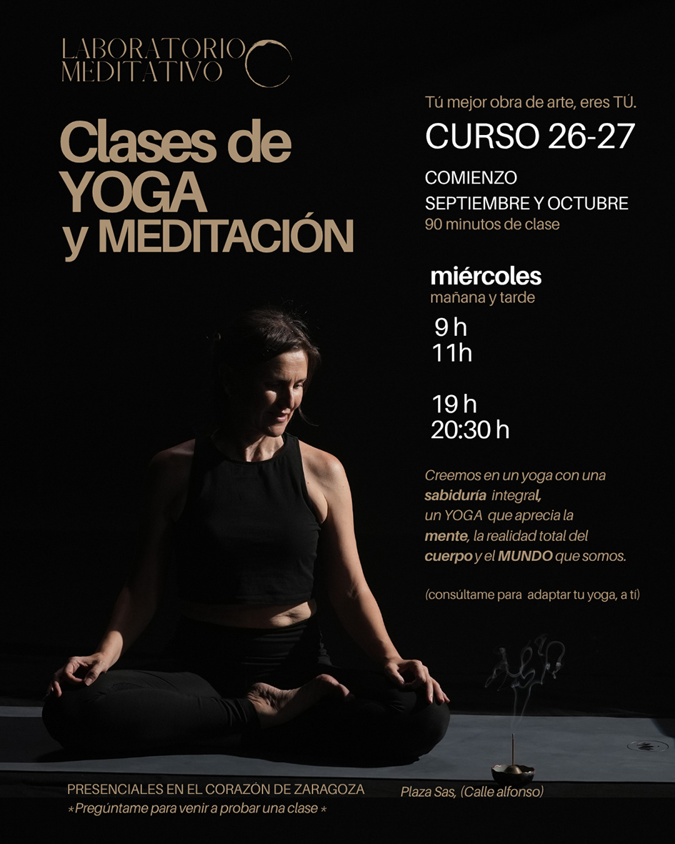 Yoga en Zaragoza. Clases de yoga. Laboratorio Meditativo.